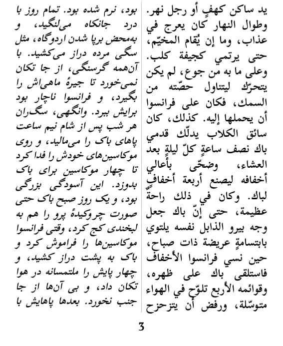 یک صفحه با صفحه‌آرایی ستون دوتایی