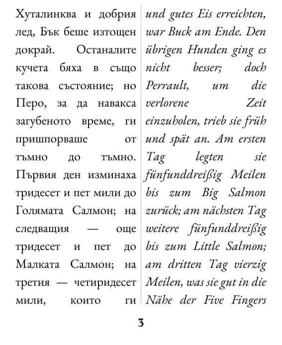 Eine Seite im Layout „Doppelspalte“