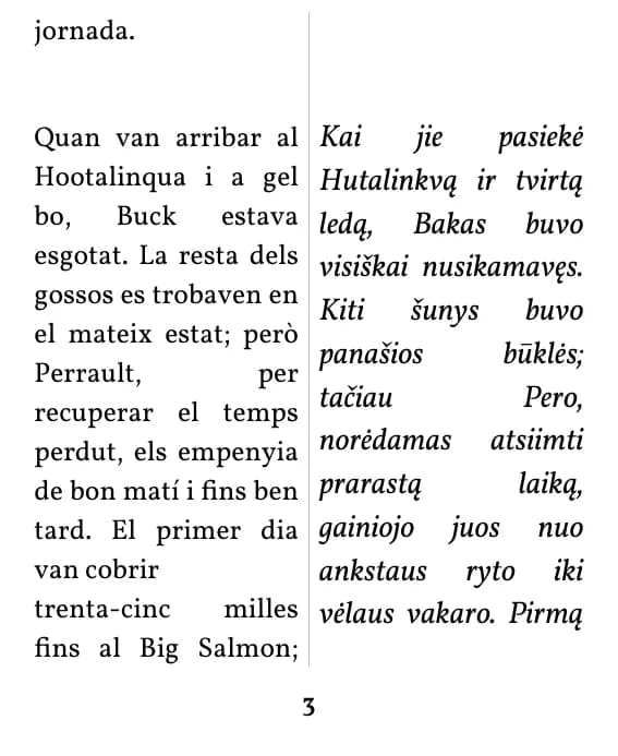 Puslapis – du stulpeliai