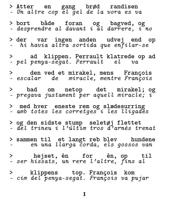 Pàgina d'exemple (línia per línia)