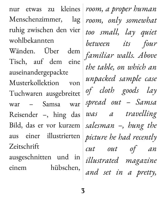 A page in the double column layout