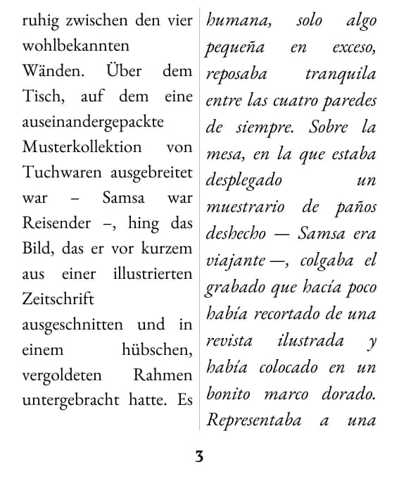 Una página en formato doble columna