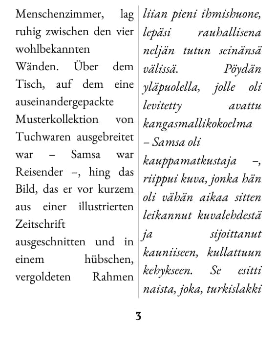 Esimerkkisivu: kaksoispalsta