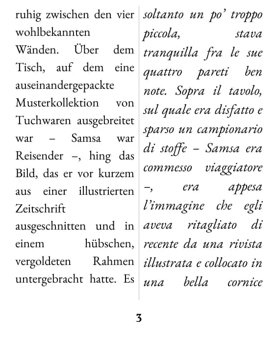 Una pagina con impaginazione doppia colonna
