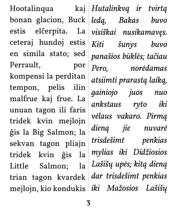 Puslapis – du stulpeliai