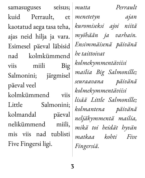 Esimerkkisivu: kaksoispalsta