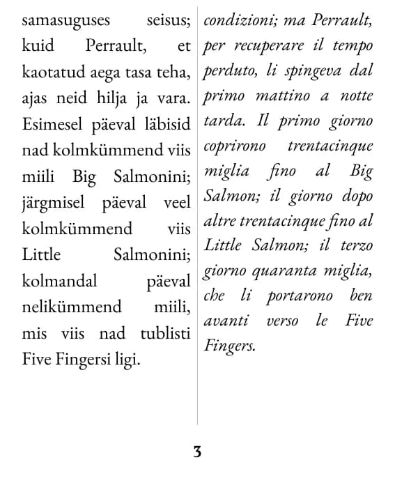 Una pagina con impaginazione doppia colonna