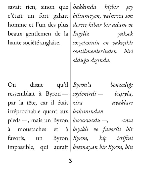 çift sütun düzeninde bir sayfa