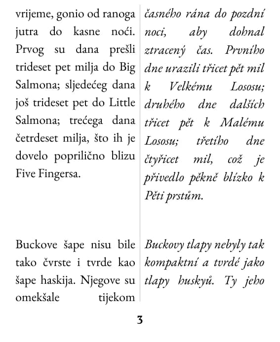 Ukázková stránka, rozvržení: dvojitý sloupec