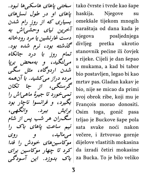 یک صفحه با صفحه‌آرایی ستون دوتایی