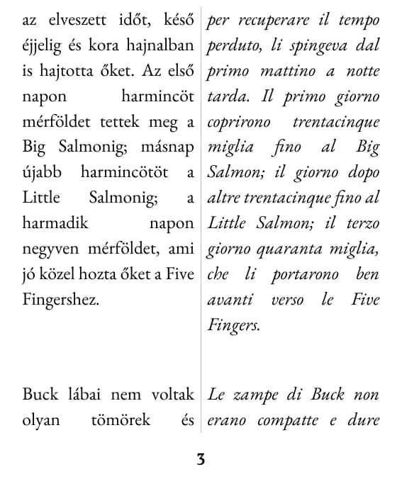Una pagina con impaginazione doppia colonna