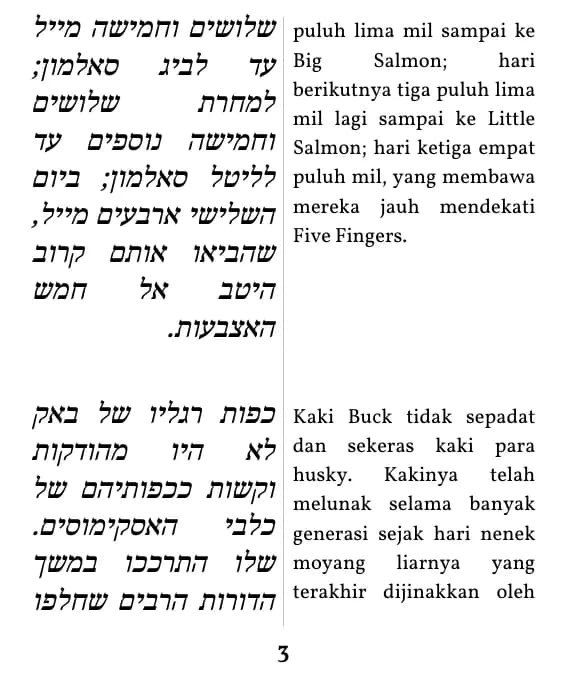 עמוד בתצוגת עמודה כפולה