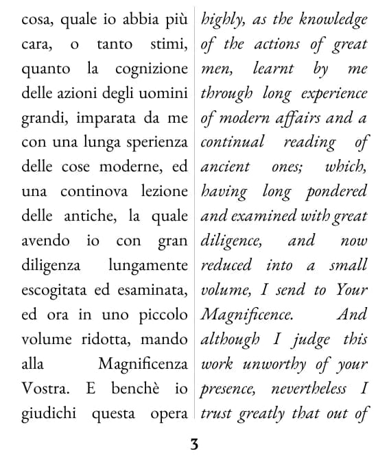 A page in the double column layout