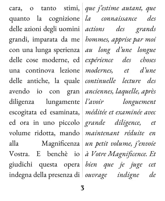 Une page en double colonne