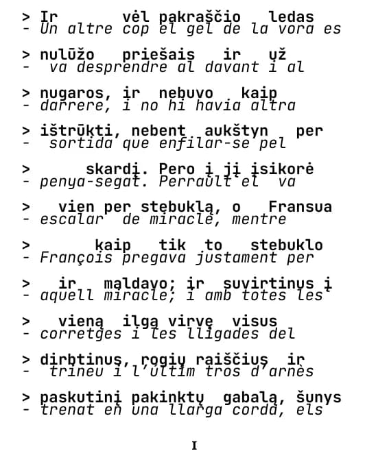Pàgina d'exemple (línia per línia)