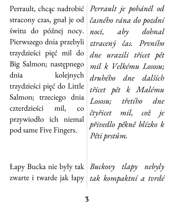 Ukázková stránka, rozvržení: dvojitý sloupec