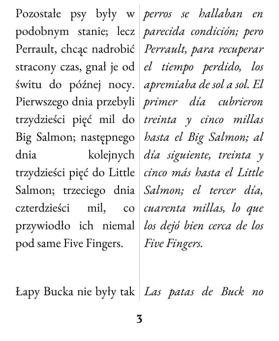 Una página en formato doble columna