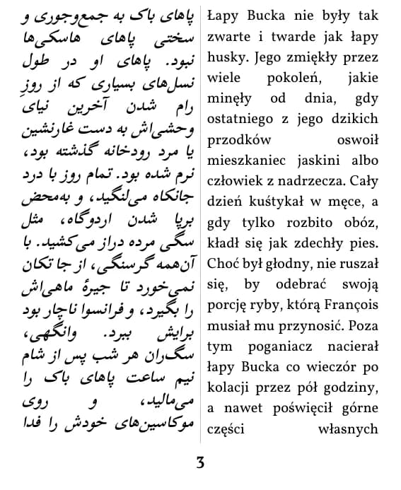 یک صفحه با صفحه‌آرایی ستون دوتایی