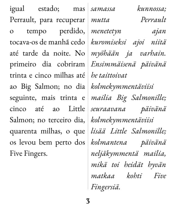 Esimerkkisivu: kaksoispalsta