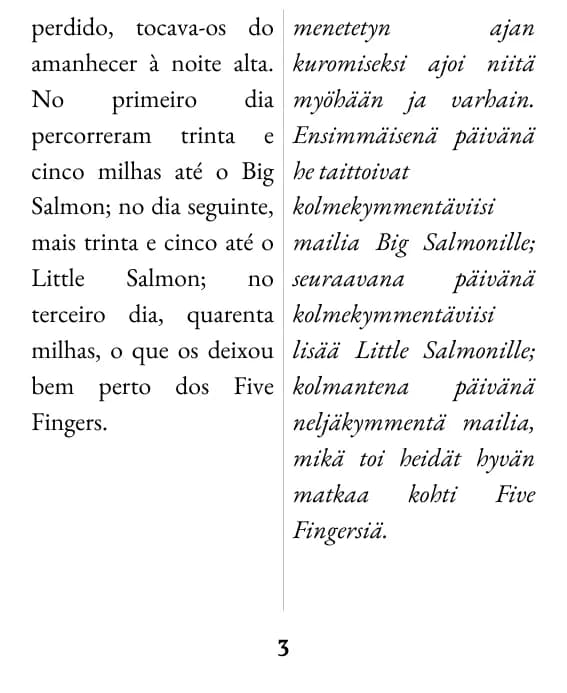 Esimerkkisivu: kaksoispalsta