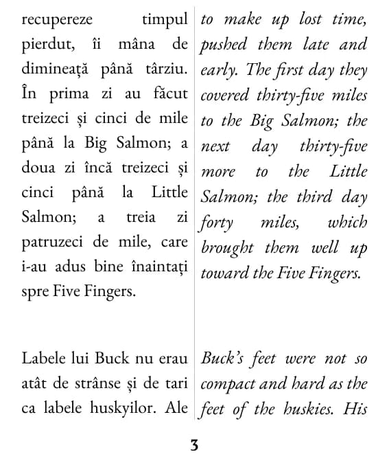 A page in the double column layout