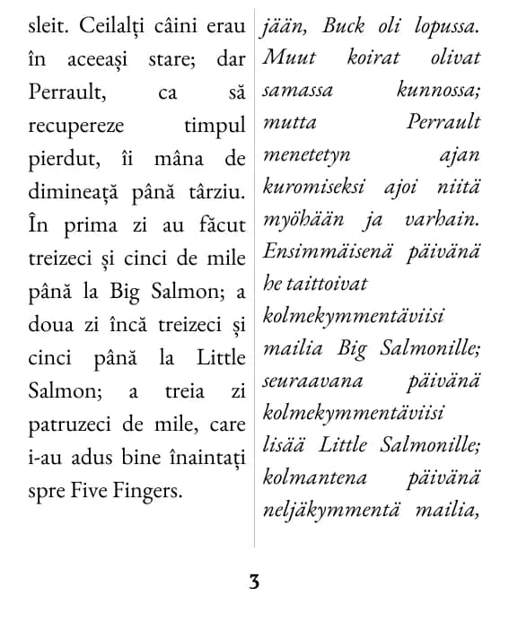 Esimerkkisivu: kaksoispalsta