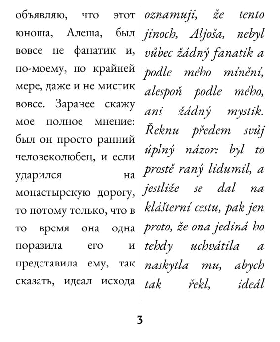 Ukázková stránka, rozvržení: dvojitý sloupec