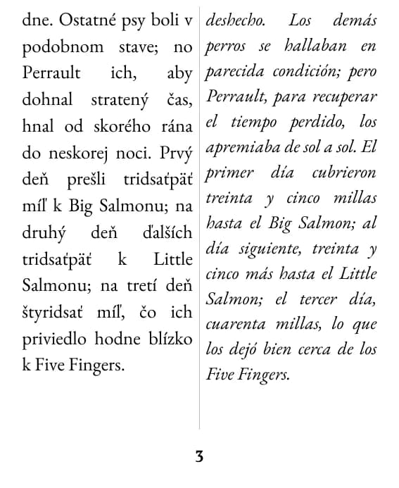 Una página en formato doble columna