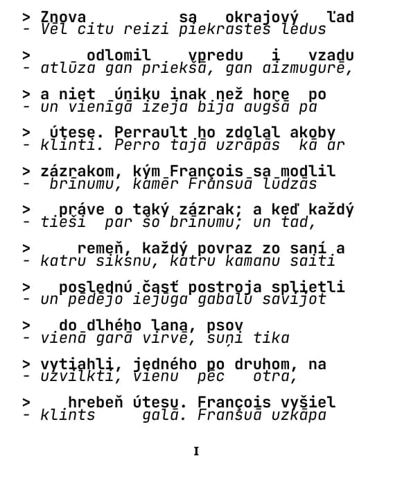 Lapa – rindiņa pēc rindiņas