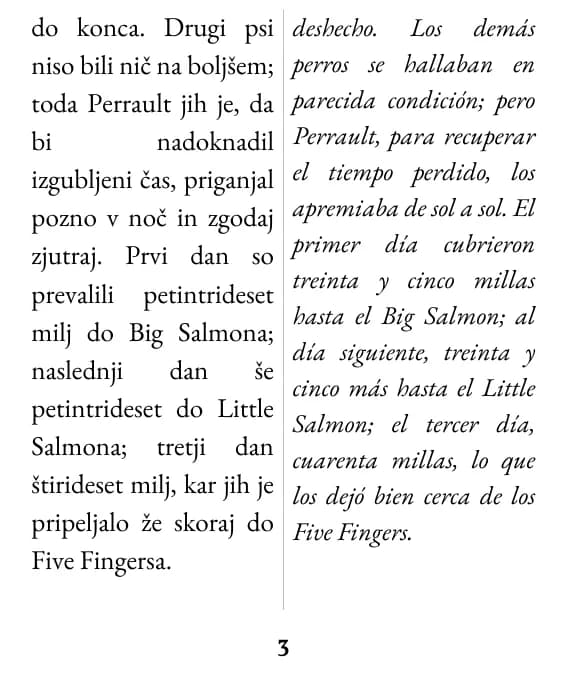 Una página en formato doble columna