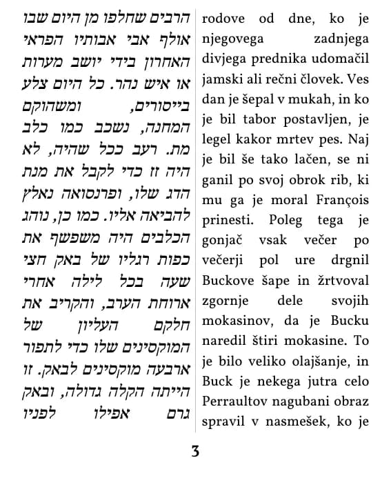 עמוד בתצוגת עמודה כפולה