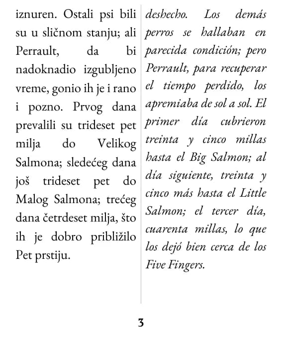 Una página en formato doble columna