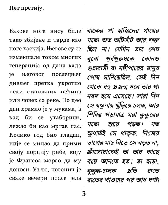ডাবল কলাম লেআউটের একটি পৃষ্ঠা