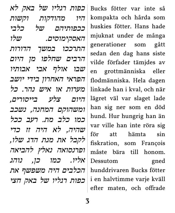 עמוד בתצוגת עמודה כפולה
