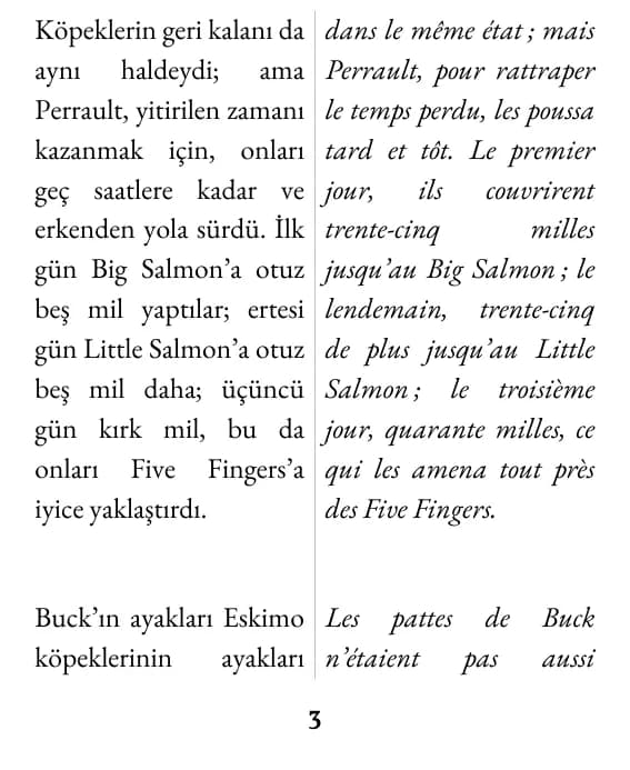 Une page en double colonne
