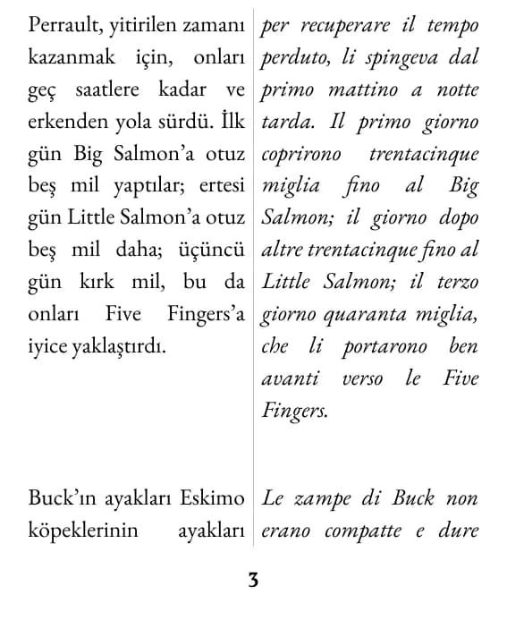 Una pagina con impaginazione doppia colonna