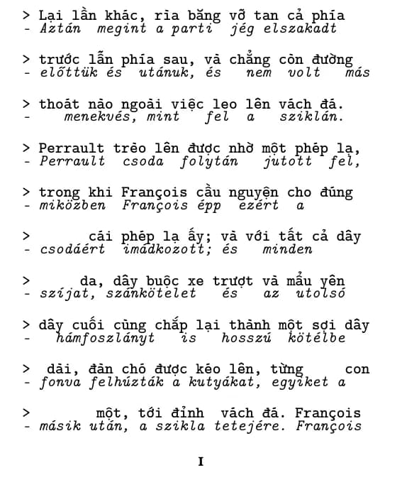 Egy oldal – sorról sorra