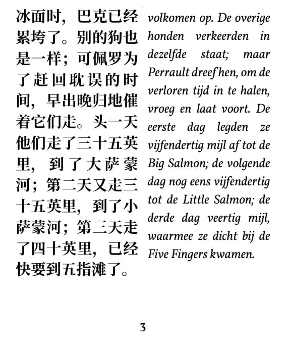 Voorbeeldpagina (dubbele kolom)