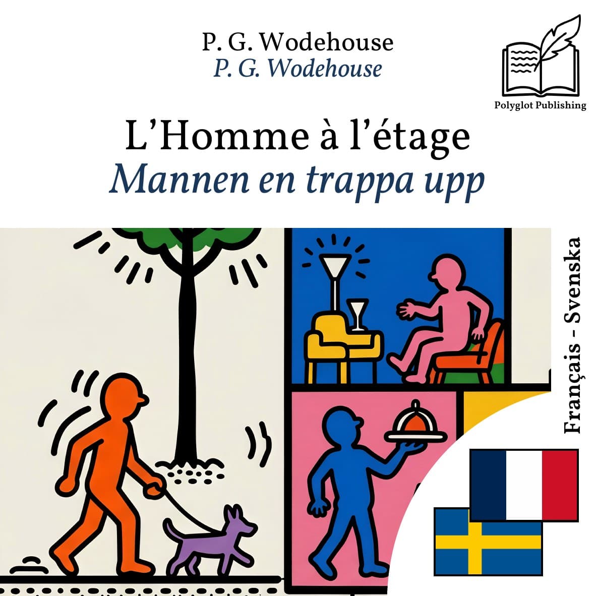 Mannen en trappa upp