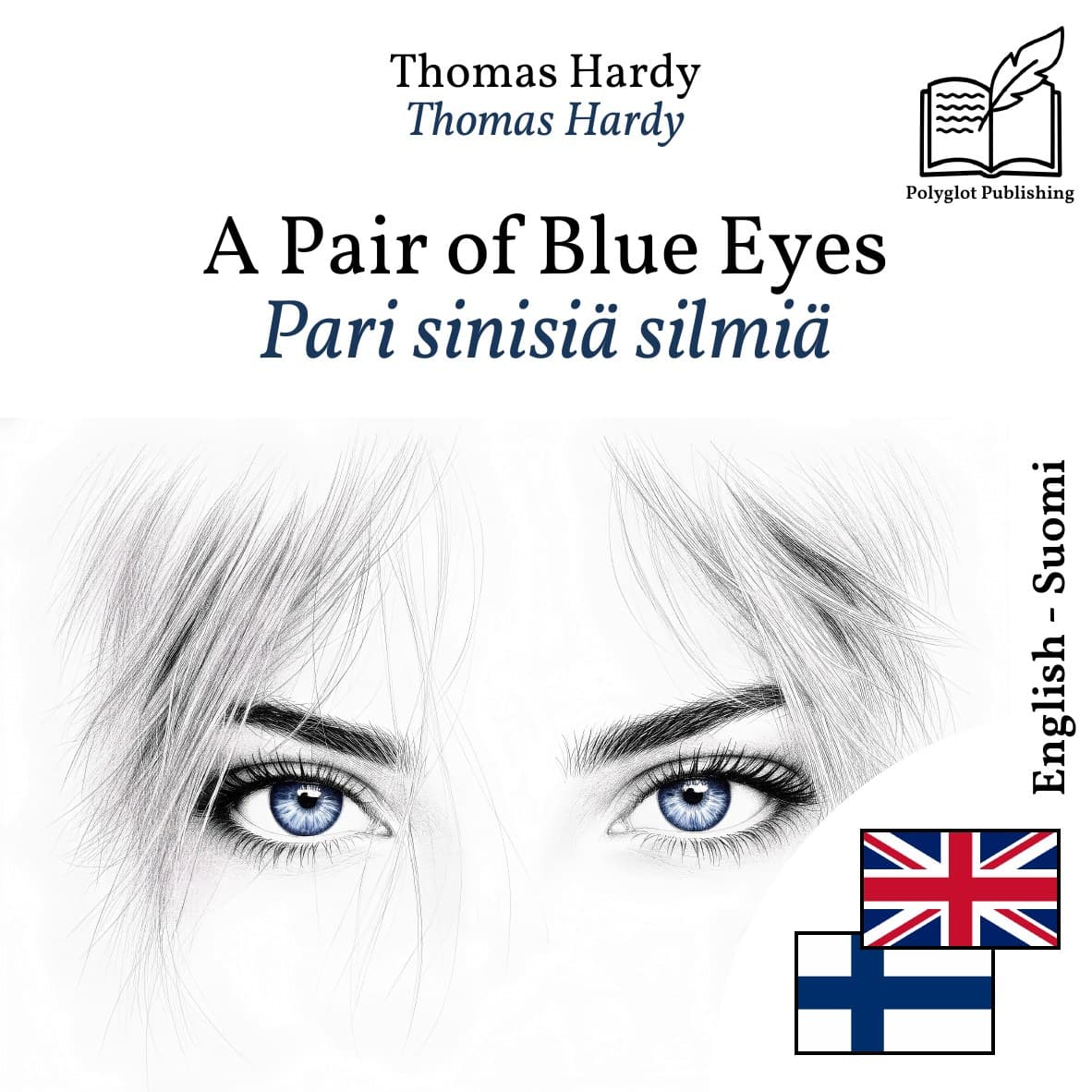 Pari sinisiä silmiä